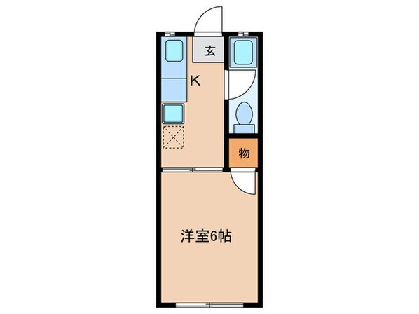 メグハウス石丸の物件間取画像